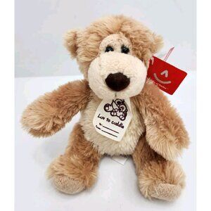 Aurora Luv To Cuddle‎ Teddy Bear With Tags Tan Cream Plush Stuffed Animal